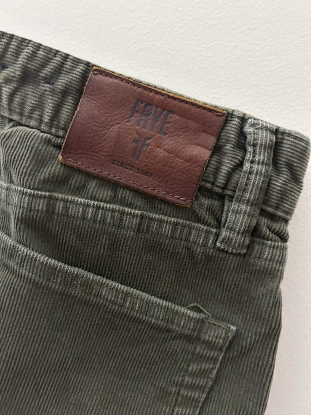 Frye • Green Corduroy Pants